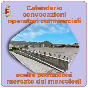 CALENDARIO CONVOCAZIONE OPERATORI COMMERCIALI SU AREE PUBBLICHE