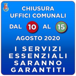 AVVISO CHIUSURA UFFICI COMUNALI
