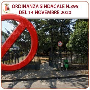 Ordinanza sindacale n. 395