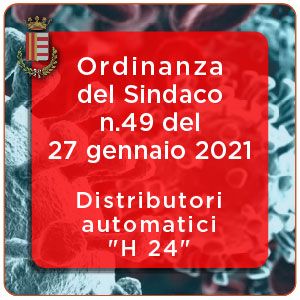 Ordinanza sindacale n.49 del 27 gennaio 2021