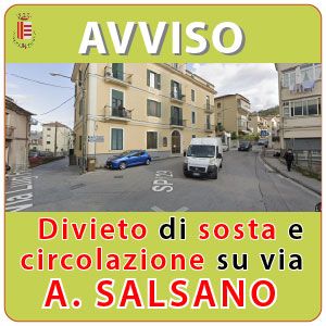VIA A. SALSANO SOSPENSIONE DELLA CIRCOLAZIONE