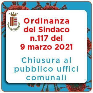 CHIUSURA AL PUBBLICO DEGLI UFFICI COMUNALI