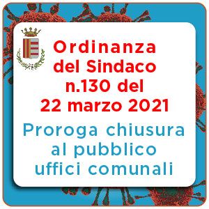 PROROGA CHIUSURA AL PUBBLICO DEGLI UFFICI COMUNALI