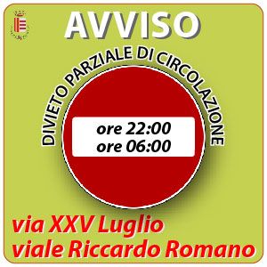 SOSPENSIONE PARZIALE DELLA CIRCOLAZIONE
