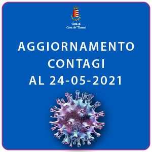 AGGIORNAMENTO CONTAGI COVID-19 del 24 MAGGIO 2021