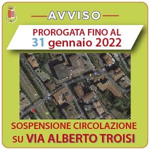 PROROGA DIVIETO CIRCOLAZIONE E SOSTA