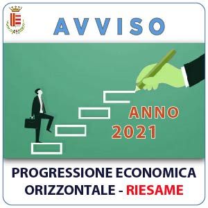 Progressioni Economiche Orizzontali dal 01.06.2021 - Approvazione graduatorie - riesame