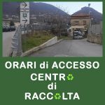 Ripristino orario apertura Centro di Raccolta via U. Foscolo