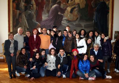 L'assessore Passa con gli studenti dello Scientifico 