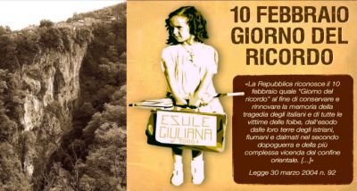 10 FEBBRAIO GIORNO DEL RICORDO