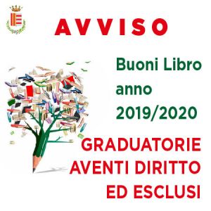 BUONI LIBRO ANNO SC. 2019 - 2020