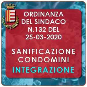 Ordinanza sindacale N.132