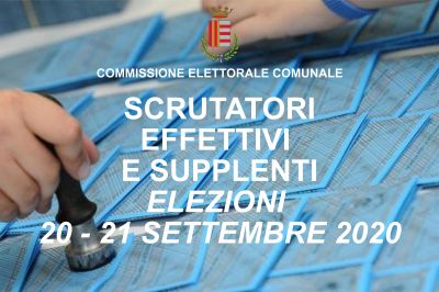 SORTEGGIO SCRUTATORI ELEZIONI 2020