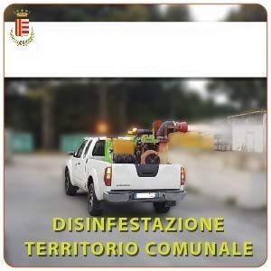 DISINFESTAZIONE ADULTICIDA SU TUTTO IL TERRITORIO COMUNALE